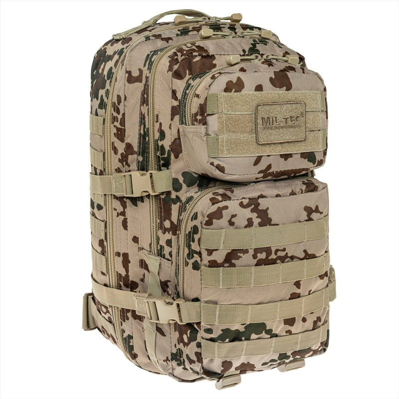 MIL-TEC US Assault Tactical Backpack 36L Ergonomic Formed Formed Ramiona
