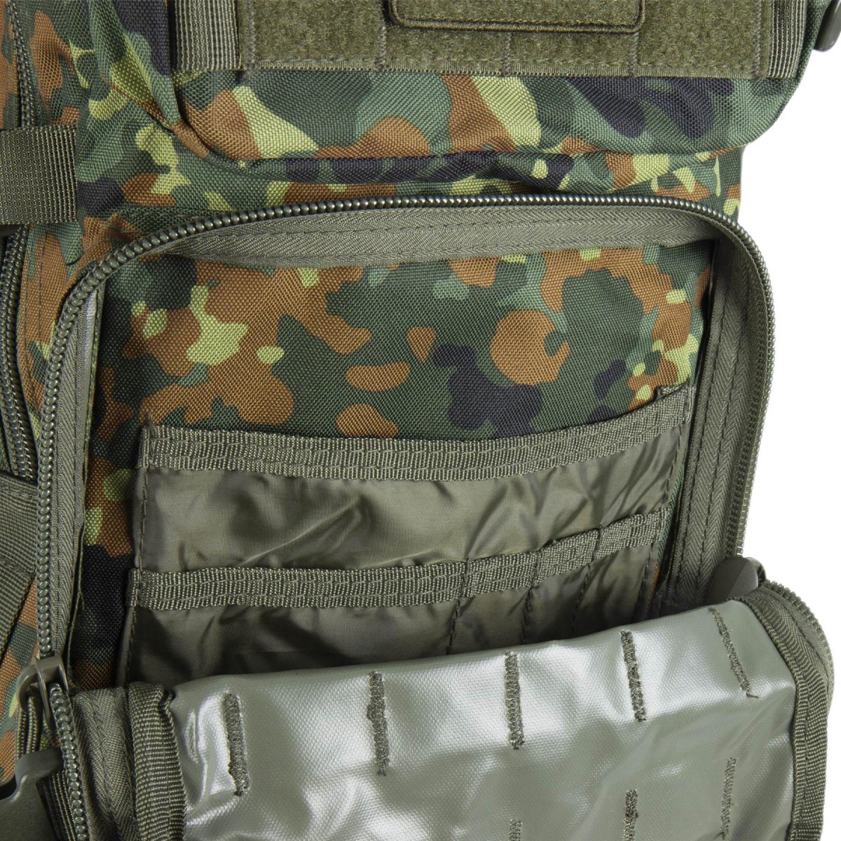 MIL-TEC Assault Trekking RucksAcka Duża 36L Backpack Flecktarn Daypack Bag