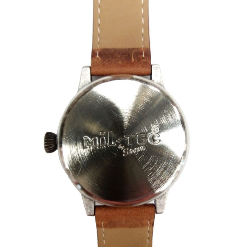 MIL-TEC Vintage Army kwarcowy zegarek pilot naturalny bransoletka skórzana brązowa bransoletka