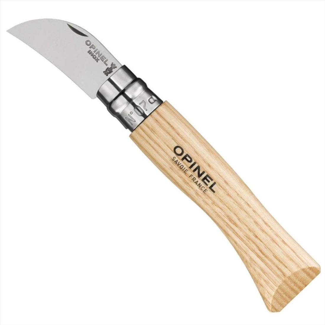 Składany scyzoryk Opinel N°07 Chestnut Garlic z 12C27 ostrzem i rękojeścią z orzecha włoskiego