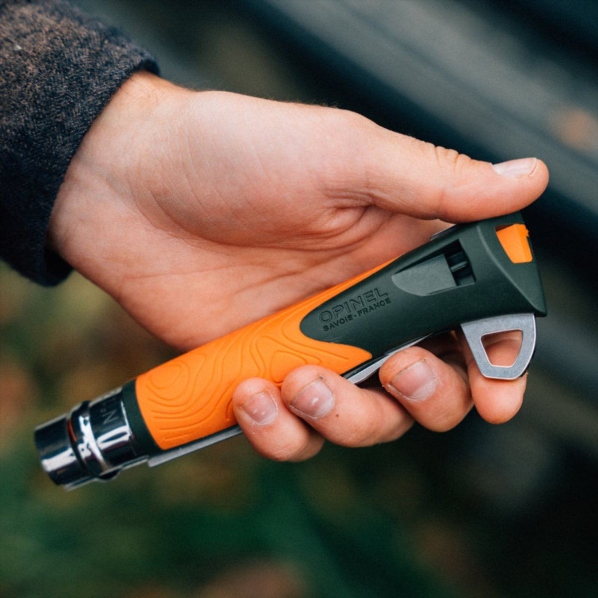 Opinel N°12 Poznaj składany scyzoryk 10 cm z ostrzem ze stali nierdzewnej 12C27