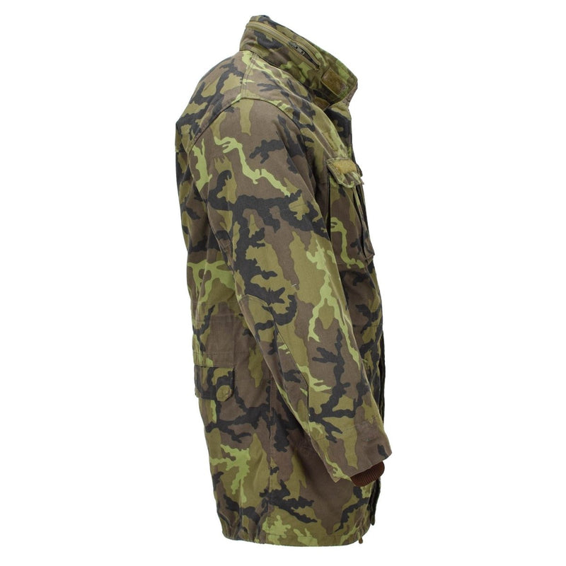 Origial Czech Military Parka style Jacket Linning Faux fur M95 Camouflage - GoMilitar
