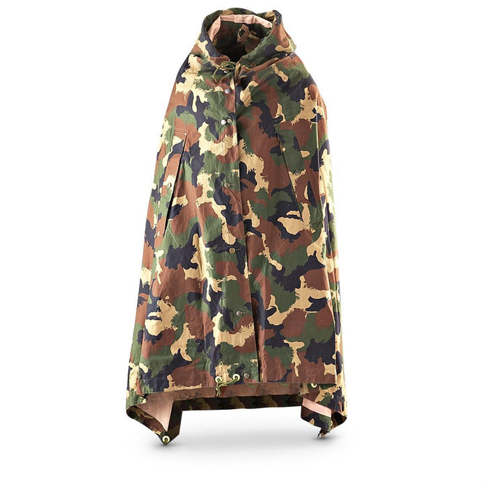 Oryginalne Poncho Wojskowe Pół Poncho Camo Wodoodporne 165 x 255 cm nadwyżka - GoMilitar