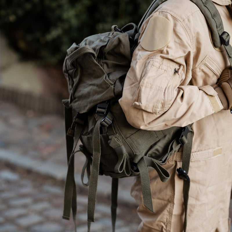 Oryginalny Austria Wojskowy Plecak Odłączalny górna pokrywa 25L OD Green