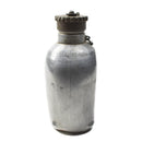 Original Austrian army canteen aluminum flask plastic screw lid military surplus - GoMilitar