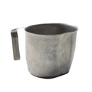 Original Austrian military stainless steel canteen cup with folding handle, durable and suitable for outdoor use