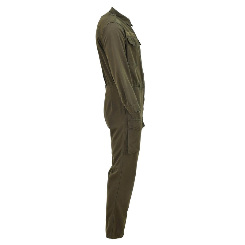 Original Austrian BH Military coverall men works mechanic polycotton suit Olive - GoMilitar