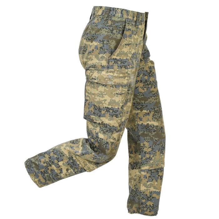 Oryginalne austriackie spodnie wojskowe Cargo Wzmocnione kolana Tarnanzug Camo - GoMilitar