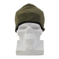 Oryginalna austriacka czapka beanie z polaru wojskowego Miękka ciepła zimowa czapka typu beanie na zewnątrz w kolorze oliwkowym