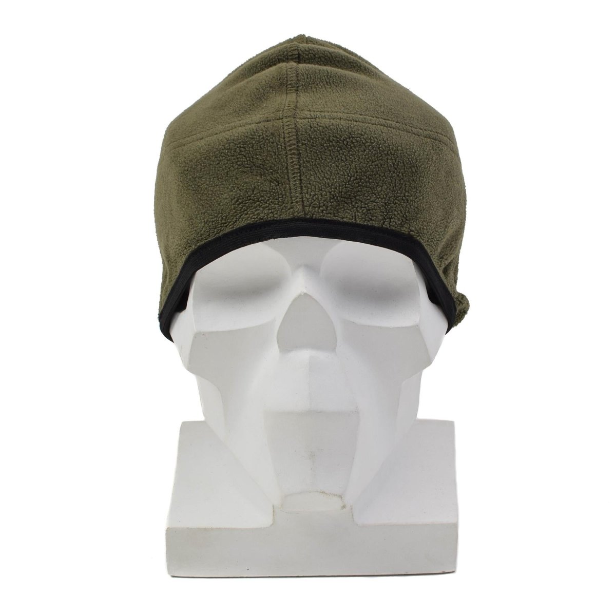 Oryginalna austriacka czapka beanie z polaru wojskowego Miękka ciepła zimowa czapka typu beanie na zewnątrz w kolorze oliwkowym