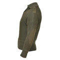 Oryginalny austriacki sweter wojskowy wzmocniony łokcie Blouson Rib Knit Pullover