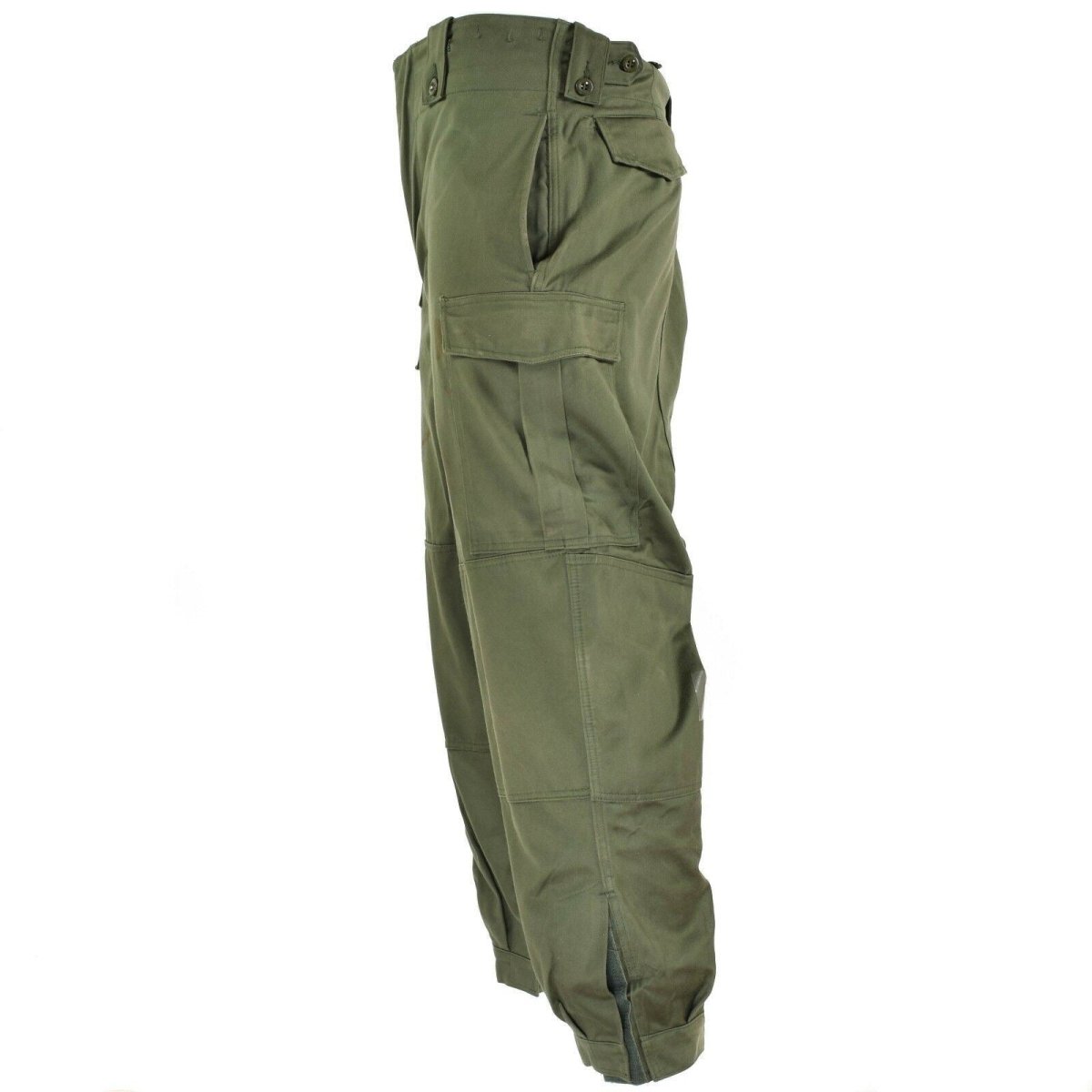 Oryginalne belgijskie spodnie bojowe M65 Olive Green Pants Pants