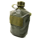 Original Belgian Military M1 Water Canteen W Cover Field Gear Bottle Olive - GoMilitar