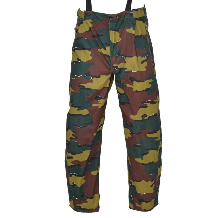 Oryginalne spodnie przeciwdeszczowe armii belgijskiej Jigsaw camo seyntex - GoMilitar