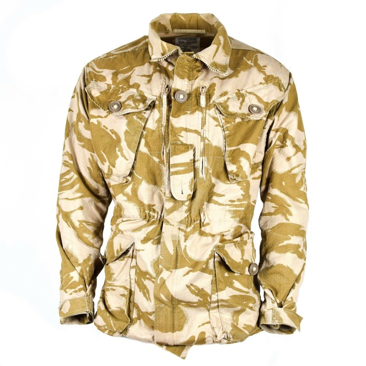 Oryginalna brytyjska armia wojskowa Pustynna Kurtka Parka 95 Smock Rip Stop