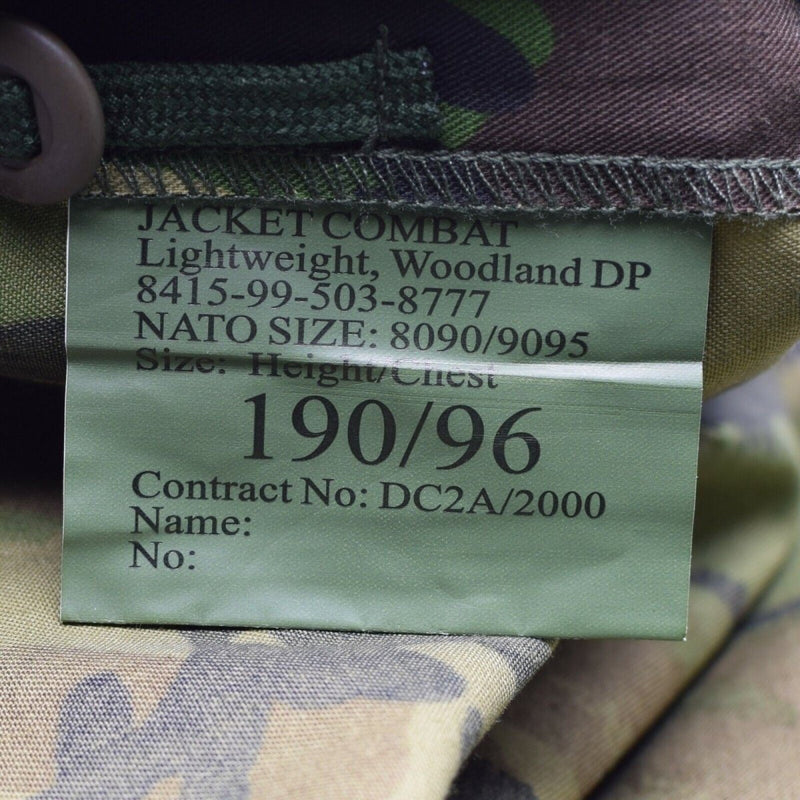 Oryginalny brytyjska armia wojskowa dpm koszula fieldowa 95 lekka nowa