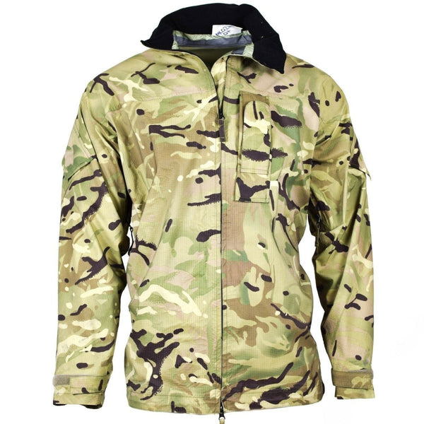 Oryginalny armia brytyjska walka wojskowa MTP Camo Rain Jacket Waterproof Goretex