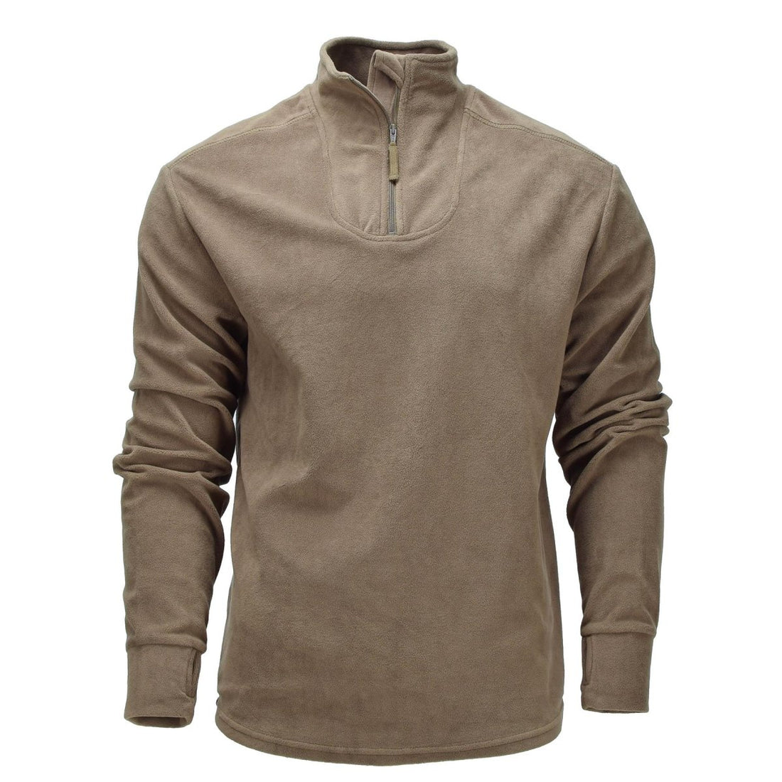 Oryginalny podkoszulek termiczny PCS armii brytyjskiej Half Zip Light Olive