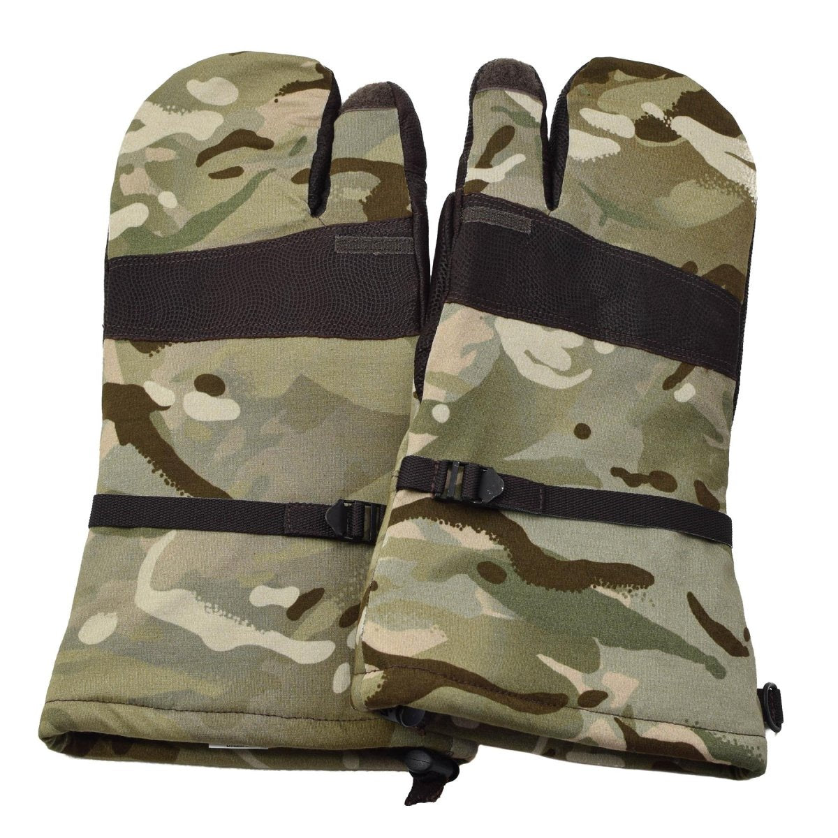 Oryginalne rękawice strzeleckie armii brytyjskiej, wojskowe MTP Camo