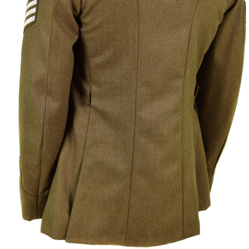 Oryginalny brytyjska wojskowa kurtka formalna mundur wojskowy Khaki nowy