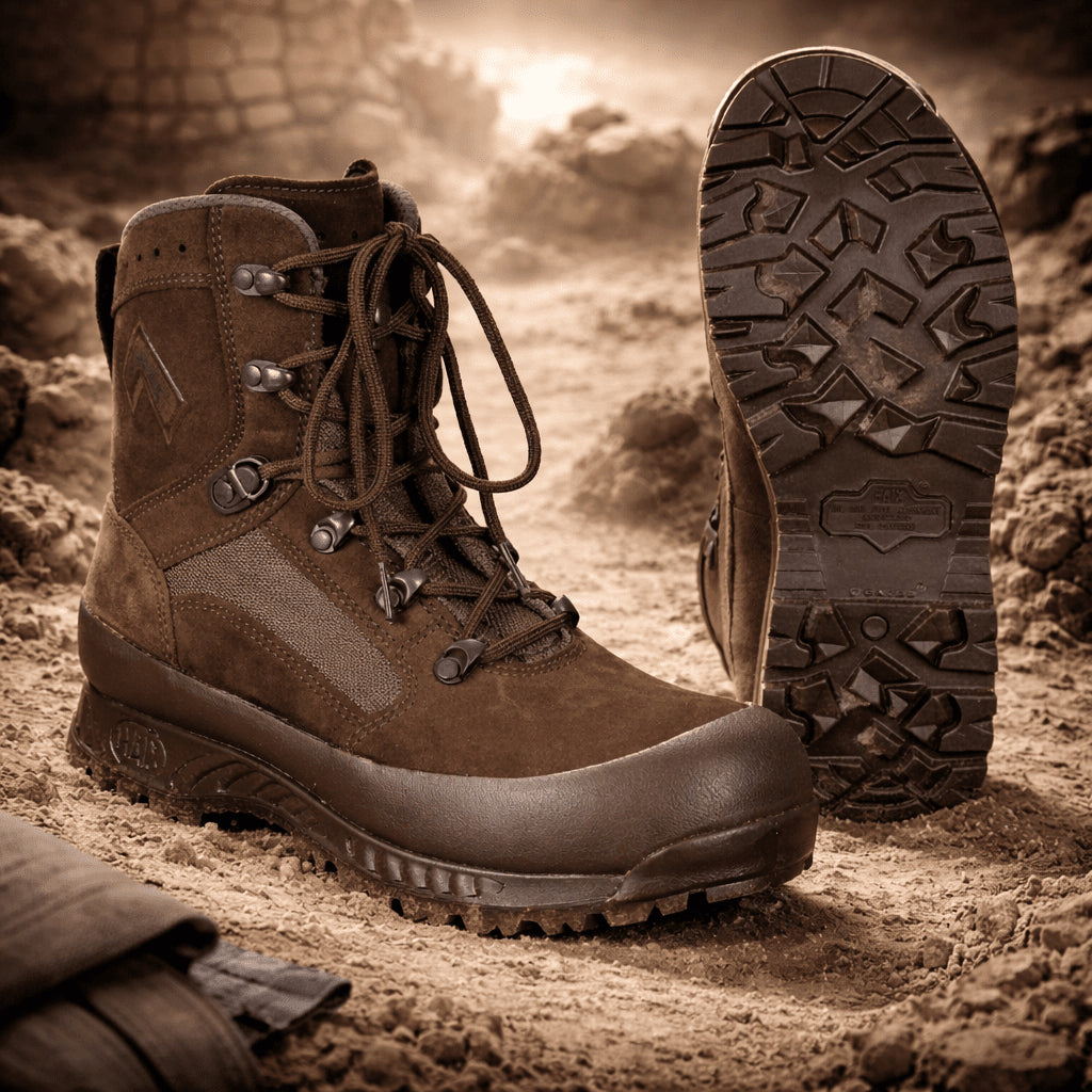Buty Taktyczne Damskie HAIX GoreTex Membrane Desert Combat Boots Brązowe