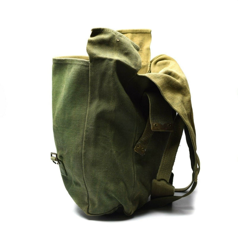 Original British Military M37 Haversack Canvas Bag Large Side Bag Olive - GoMilitar