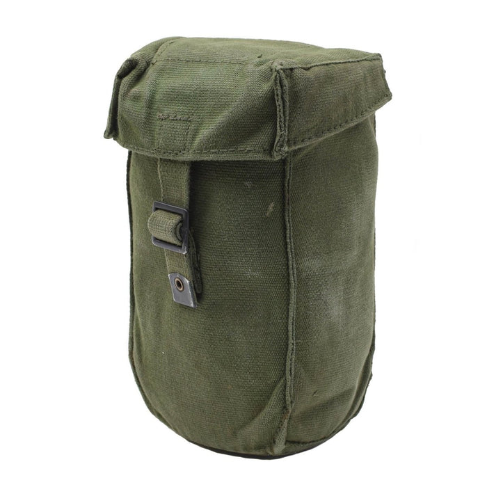 Oryginalna wojskowa brytyjska torba na bidon M58 w stylu vintage z regulowanymi paskami Olive - GoMilitar