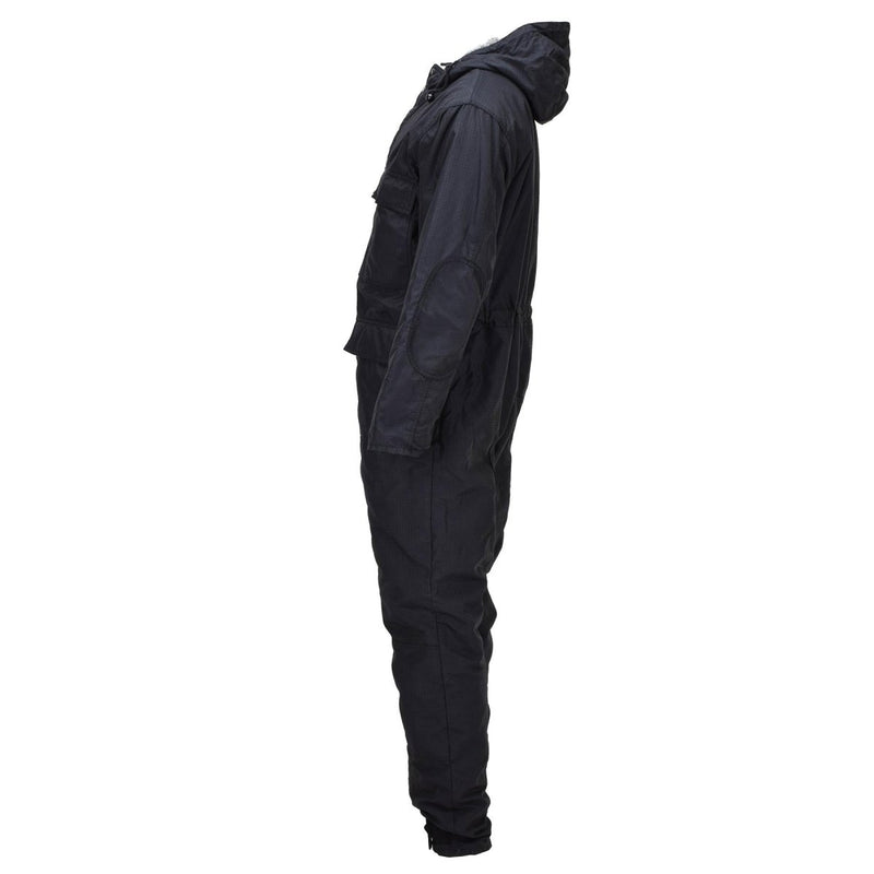 Original British Military Mechanic Coverall Reinforced Knees RipStop Black