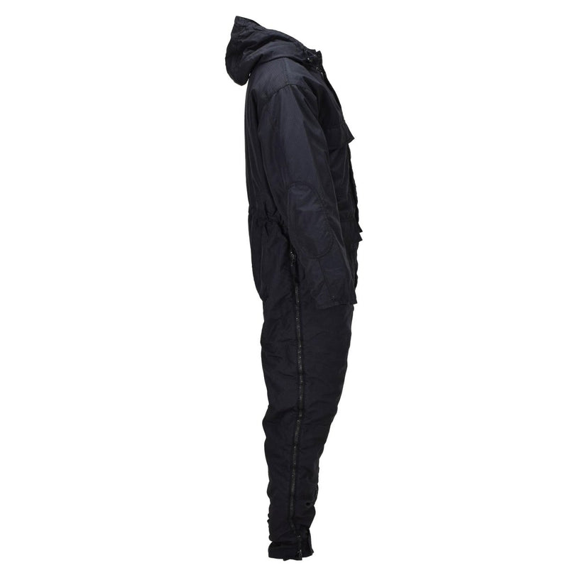 Original British Military Mechanic Coverall Reinforced Knees RipStop Black