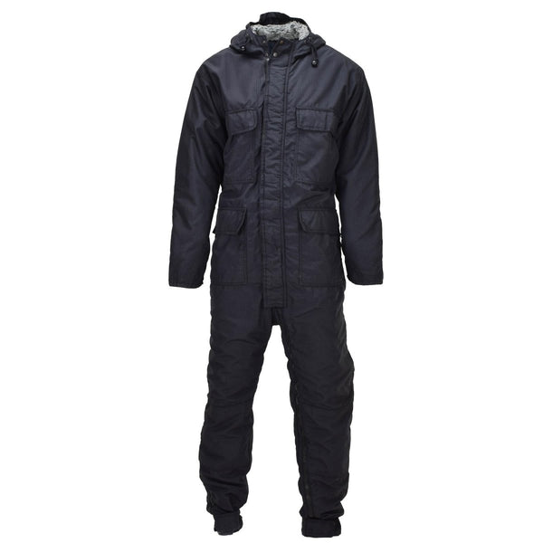 Original British Military Mechanic Coverall Reinforced Knees RipStop Black