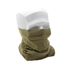 Khaki neck gaiter on a white background