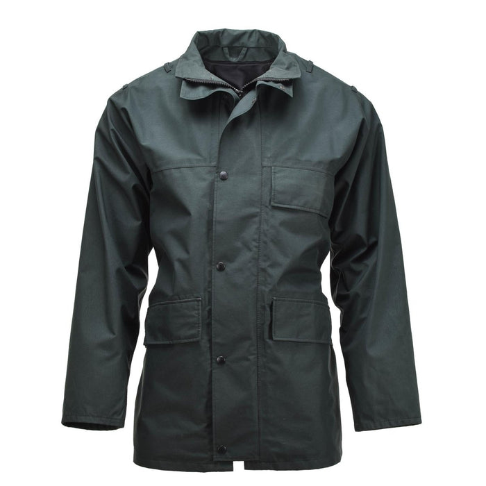 Original British Police troops rain jacket goretex parka waterproof coat green - GoMilitar