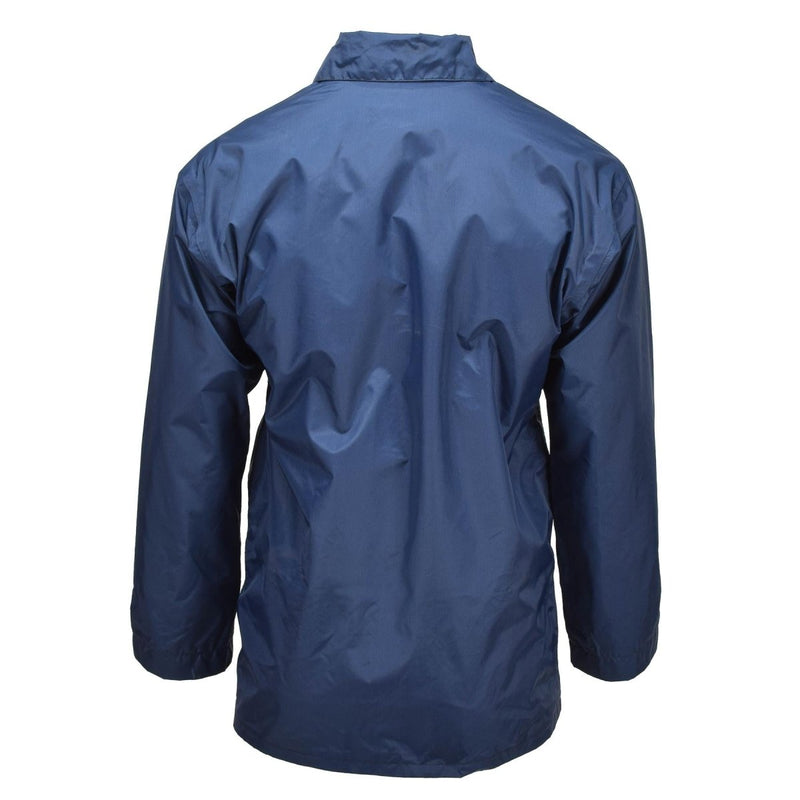 Oryginalna brytyjska kurtka RAF Waterproof Farey pogoda wyłożona płaszcz przeciwdeszczowy niebieski