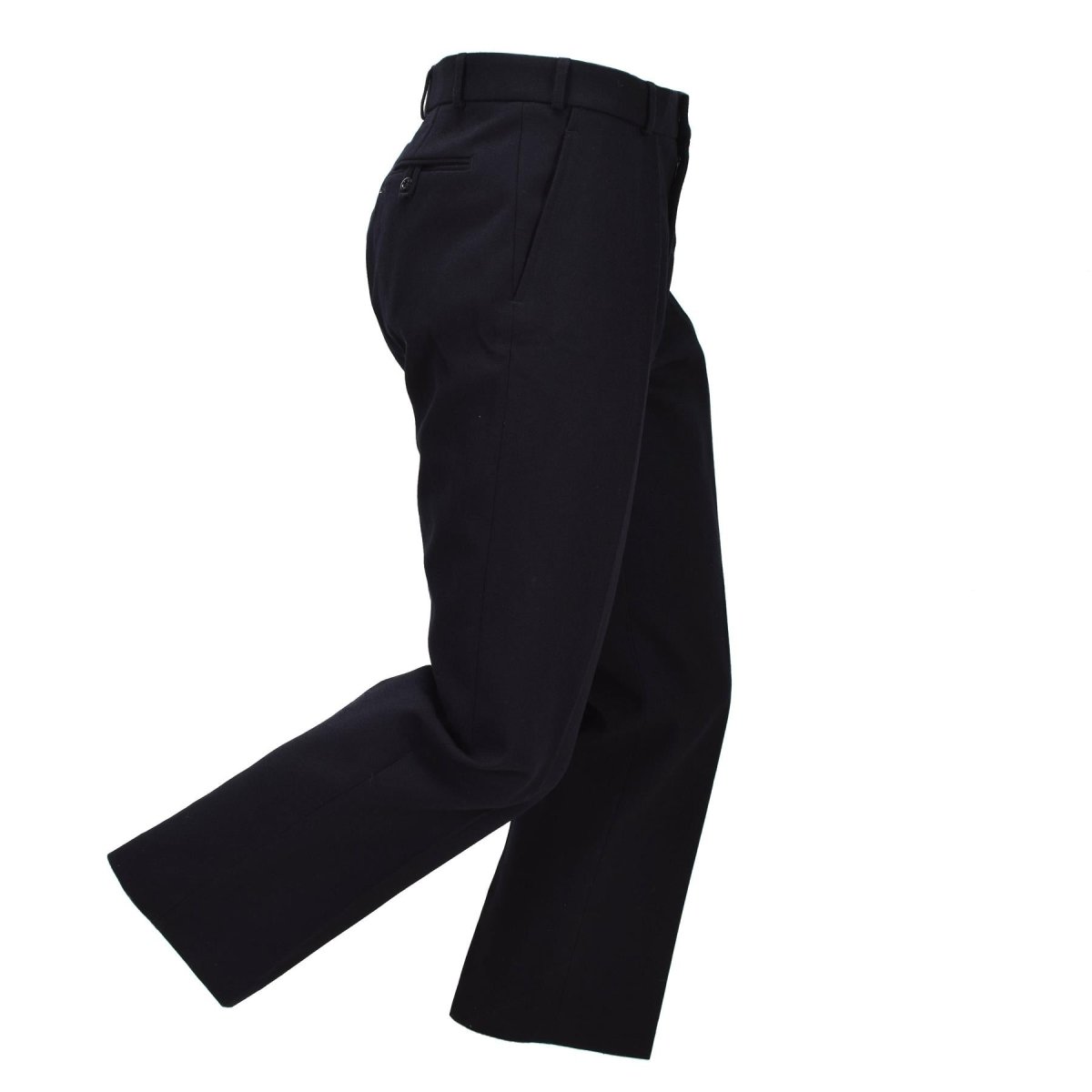 Oryginalne męskie wełniane spodnie wizytowe brytyjskiej marynarki wojennej nr 1B Formalne czarne