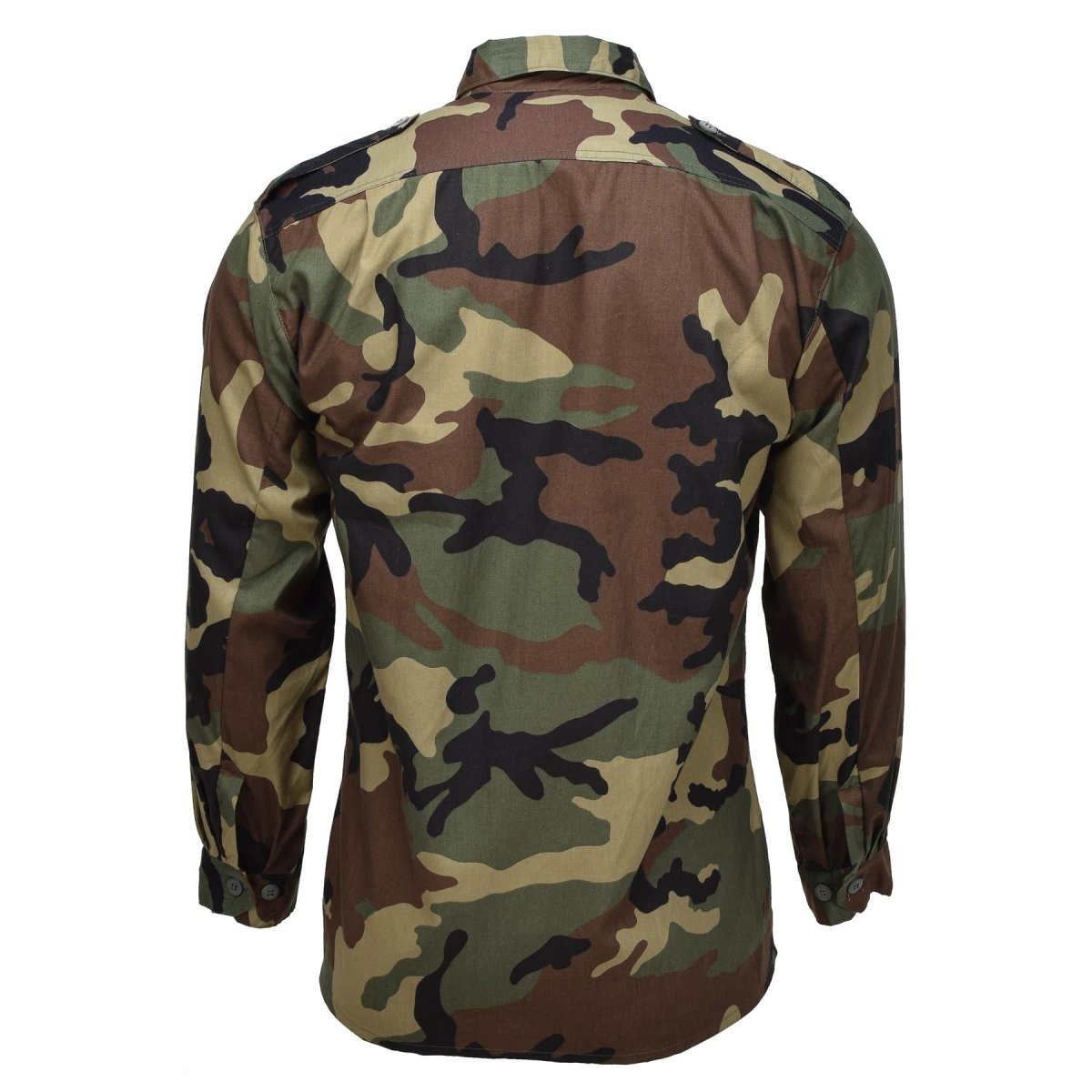 Oryginalny Chorwacki numer wojskowy Koszula Cotton BDU Woodland Camo Army SURPLUS NOWOŚĆ