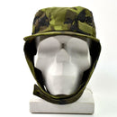 Genuine Czech military visor cap with earflap m95 woodland camouflage