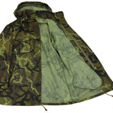 Oryginalny czeski armia wojskowa walka cz 95 Camo Field Jacket Parka Hooded