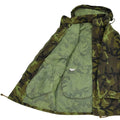 Oryginalny czeski armia wojskowa walka cz 95 Camo Field Jacket Parka Hooded
