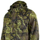 Original Czech army military combat CZ 95 camo field jacket parka with hood and multiple pockets for outdoor use