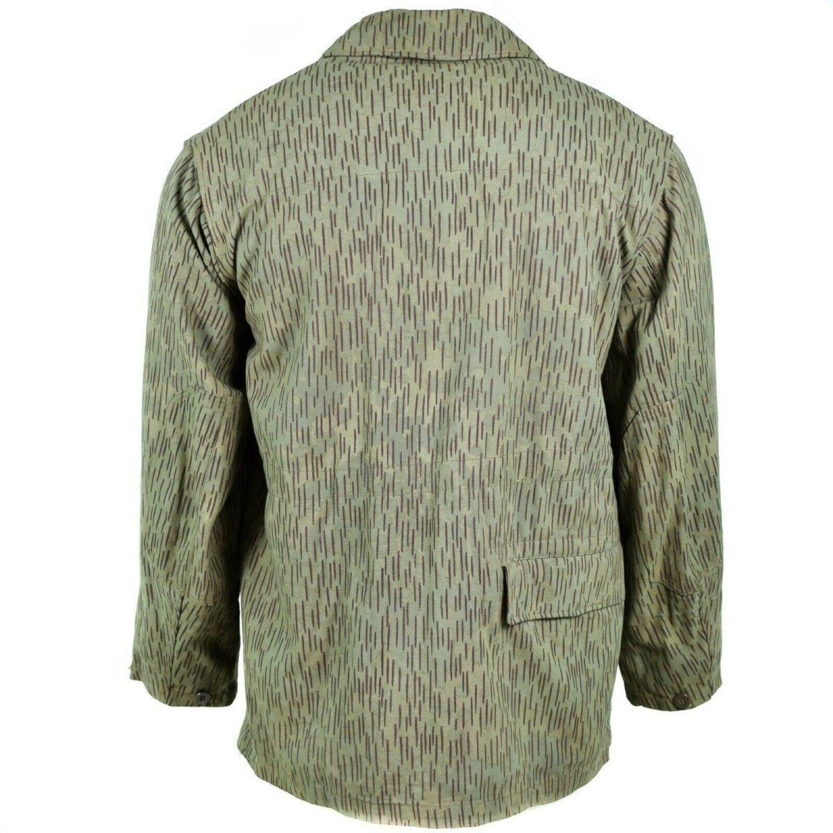 Oryginalny czeski armia wojskowa M60 Field Jacket Parma Rain Drop Camuflage