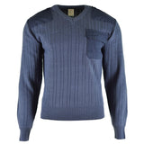 Oryginalny czeski sweter armii sweter M97 Blue Wool V-donk NECT SURPLUS NOWOŚĆ