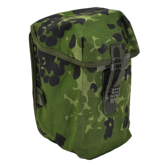 Original Danish military universal pouch M96 camouflage Molle system bag NEW - GoMilitar