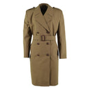 Original Dutch army formal trenchcoat brown military surplus officer coat NEW - GoMilitar