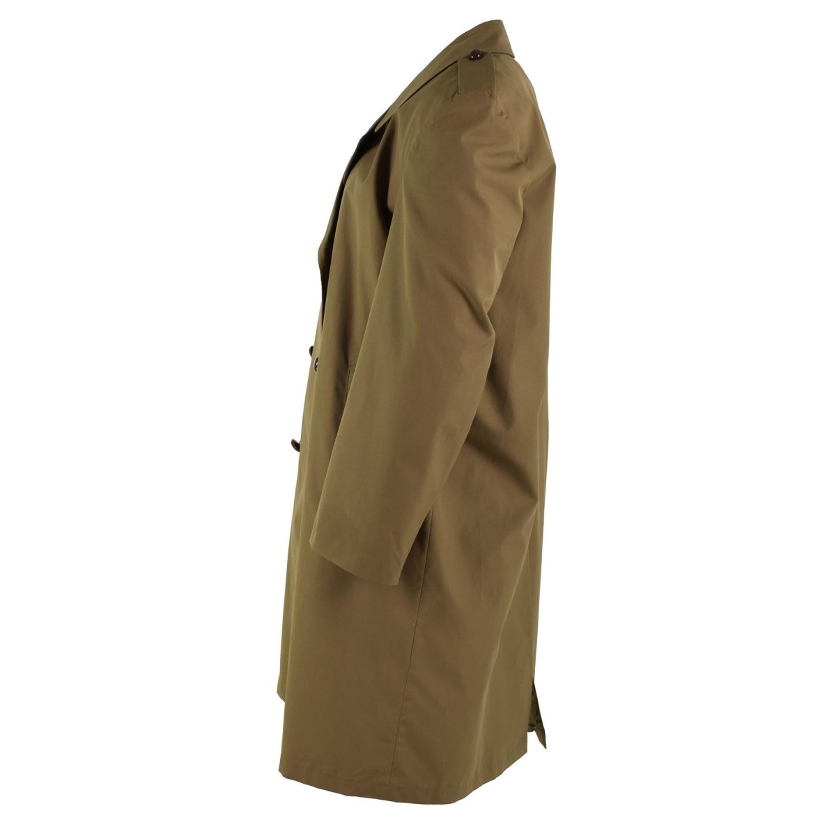 Oryginalny trencz armii holenderskiej, brązowy płaszcz oficerski z nadwyżki wojskowej NOWOŚĆ