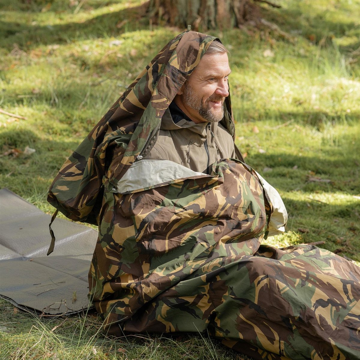Oryginalny holenderski wojskowy work bivy torb dpm kamuflage Goretex Waterproof Windproof