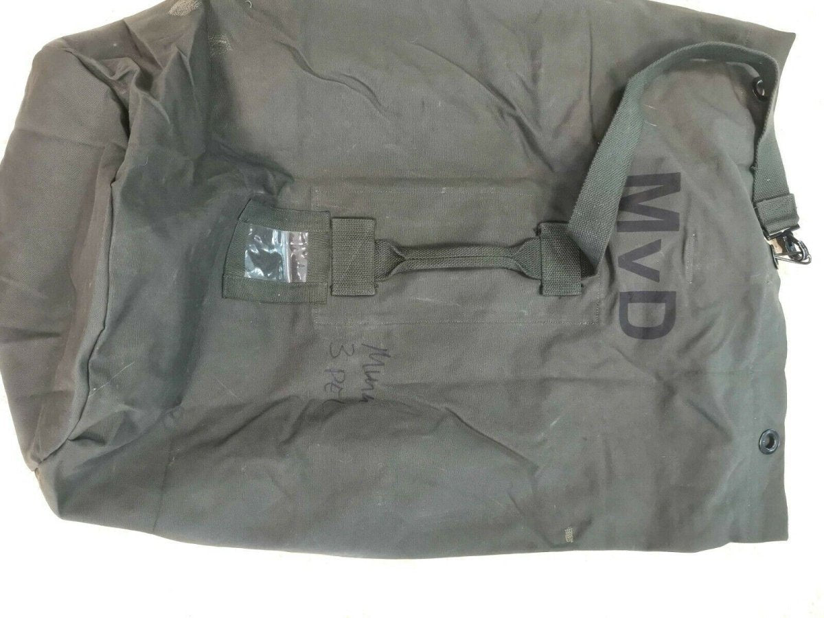 Oryginalna holenderska wojskowa torba Duffel 100 Liliters Ripstop Sack Płótno Zestaw Olive