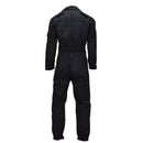 Original Dutch Military Flight Coverall Reinforced Knees Double Zipper Black - GoMilitar