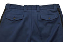 Original Dutch Military Formal Pants Men Zip fly Slash Pockets Solid Blue - GoMilitar