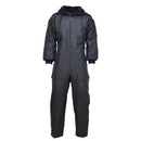 Original Dutch military cold weather hooded coverall with quilted liner and multiple pockets for outdoor durability and warmth.