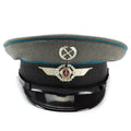 Oryginalne wschodnie niemieckie nva armia Visor Cap Air Forces Airia Oniósł Nowy kapelusz Nowy